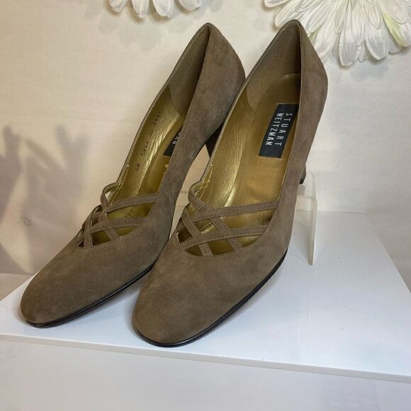 NWOB Stuart Weizmann Suede Pumps - Picture 4 of 5